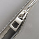 ロエベ LOEWE アナグラム ショッパーバッグ グレー レザー トートバッグ シルバー金具 トート A4 大容量