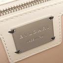 ブルガリ BVLGARI セルペンティ ダイヤモンドブラスト ホワイト レザー ショルダーバッグ マットシルバー金具 白 蛇