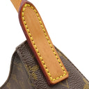 ルイヴィトン LOUIS VUITTON ルーピング MM M51146 モノグラム モノグラムキャンバス ハンドバッグ ゴールド金具 茶 ワンハンドル