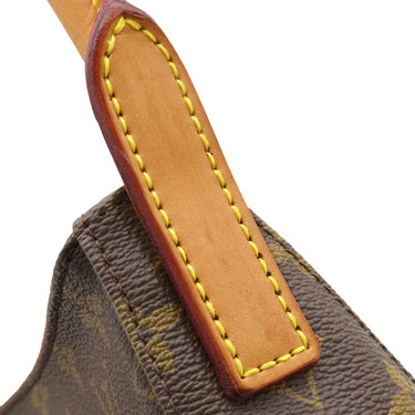 ルイヴィトン LOUIS VUITTON ルーピング MM M51146 モノグラム モノグラムキャンバス ハンドバッグ ゴールド金具 茶 ワンハンドル