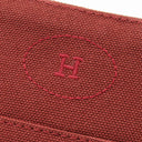 エルメス HERMES ボリードポーチ ミニ H102773M ルージュアッシュ コットン アニョーミロ ポーチ シルバー金具 バス用ポーチ 化粧ポーチ 小物入れ