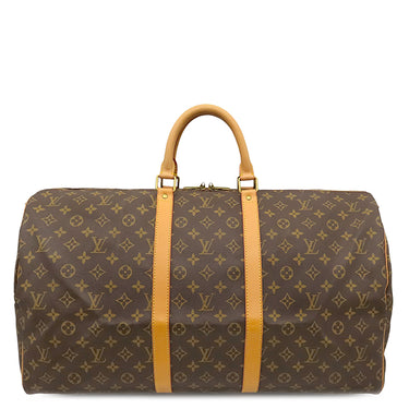 ルイヴィトン LOUIS VUITTON キーポル バンドリエール 55 M41414 モノグラム モノグラムキャンバス ボストンバッグ ゴールド金具 旅行