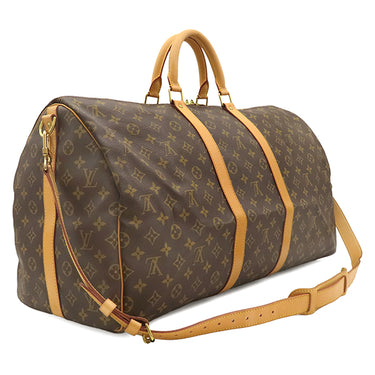 ルイヴィトン LOUIS VUITTON キーポル バンドリエール 55 M41414 モノグラム モノグラムキャンバス ボストンバッグ ゴールド金具 旅行
