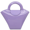 ボッテガヴェネタ BOTTEGA VENETA ドール 658515 V0TS0 4329 ラベンダー パテントレザー ハンドバッグ マットシルバー金具 紫 エナメル