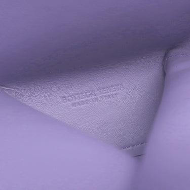 ボッテガヴェネタ BOTTEGA VENETA ドール 658515 V0TS0 4329 ラベンダー パテントレザー ハンドバッグ マットシルバー金具 紫 エナメル