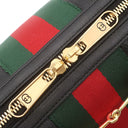 グッチ GUCCI ボルセット ラージ ボストンバッグ 866734 ブラック レザー キャンバス 2WAYバッグ ゴールド金具 ホースビット ウェブストライプ ショルダー
