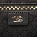 グッチ GUCCI ボルセット ラージ ボストンバッグ 866734 ブラック レザー キャンバス 2WAYバッグ ゴールド金具 ホースビット ウェブストライプ ショルダー