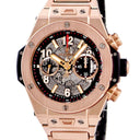 腕時計 ウブロ HUBLOT ビッグバン ウニコ キングゴールド 411.OX.1180.OX 自動巻き メンズ OH済 K18KG無垢 クロノグラフ デイト