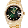 腕時計 ロレックス ROLEX デイデイト 40 228238 ランダム番 自動巻き メンズ メーカーOH済 ランダム番 ローマン K18YG無垢 グリーン オンブレ