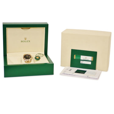 腕時計 ロレックス ROLEX デイデイト 40 228238 ランダム番 自動巻き メンズ メーカーOH済 ランダム番 ローマン K18YG無垢 グリーン オンブレ