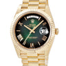 腕時計 ロレックス ROLEX デイデイト 40 228238 ランダム番 自動巻き メンズ メーカーOH済 ランダム番 K18YG無垢 ローマン グリーン オンブレ