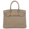 エルメス HERMES バーキン30 エトゥープ トゴ ハンドバッグ ゴールド金具 2025年製 グレージュ