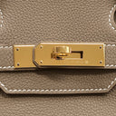 エルメス HERMES バーキン30 エトゥープ トゴ ハンドバッグ ゴールド金具 2025年製 グレージュ
