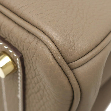 エルメス HERMES バーキン30 エトゥープ トゴ ハンドバッグ ゴールド金具 2025年製 グレージュ