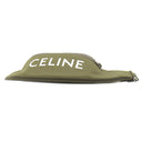 セリーヌ CELINE ロゴ ベルトバッグ 197552DOE カーキ キャンバス ボディバッグ シルバー金具 スリングバッグ バムバッグ