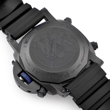 腕時計 パネライ PANERAI サブマーシブル フォルツスペシャリ PAM01239 Y番 自動巻き メンズ Y番 フライバック クロノグラフ 黒 青