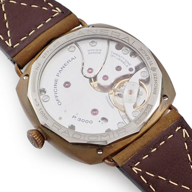 腕時計 パネライ PANERAI ラジオミール ブロンゾ 47mm PAM00760 Y番 手巻き メンズ Y番 ブロンズ シェイデッドグリーン 青針