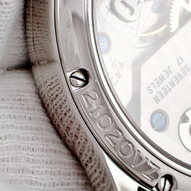 腕時計 エベラール Eberhard トラベルセトロ ヴィトレ 21020VZ 手巻き メンズ ホワイト スモールセコンド アラビア ラウンド