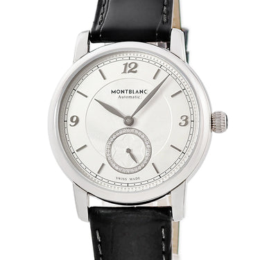腕時計 モンブラン Montblanc スター レガシー スモールセコンド 118510 自動巻き メンズ 純正ダイヤ ギョーシェ アラビア バー