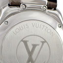 腕時計 ルイヴィトン LOUIS VUITTON フィフティファイブ オートマティック Q6G201 自動巻き メンズ シルバー 青針 サンレイ 日本限定