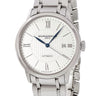 腕時計 ボーム&メルシエ BAUME&MERCIER クラシマ オートマティック M0A10215 65773 自動巻き メンズ シルバー 青針 デイト ローマン バー