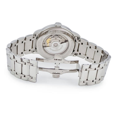 腕時計 ボーム&メルシエ BAUME&MERCIER クラシマ オートマティック M0A10215 65773 自動巻き メンズ シルバー 青針 デイト ローマン バー