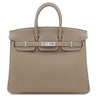 エルメス HERMES バーキン25 エトゥープ トゴ ハンドバッグ シルバー金具 新品 未使用 グレージュ 2026年製