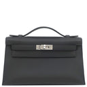 エルメス HERMES ポシェットケリー ミニ ブラック ヴォースイフト ハンドバッグ シルバー金具 新品 未使用 黒 2026年製