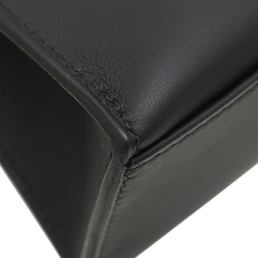 エルメス HERMES ポシェットケリー ミニ ブラック ヴォースイフト ハンドバッグ シルバー金具 新品 未使用 黒 2026年製