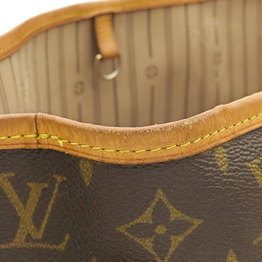 ルイヴィトン LOUIS VUITTON ネヴァーフル MM M40156 モノグラム モノグラムキャンバス トートバッグ ゴールド金具 茶 トート 旧型