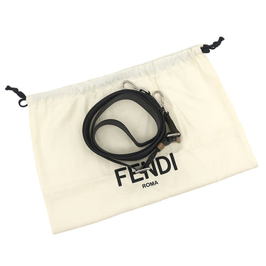 フェンディ FENDI ダイアゴナル カメラケース 7M0286 ブラウン×ブラック PVCコーティングキャンバス レザー ショルダーバッグ シルバー金具 ズッカ FFロゴ