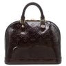 ルイヴィトン LOUIS VUITTON アルマ PM M91611 アラマント モノグラムヴェルニ ハンドバッグ ゴールド金具 ボルドー