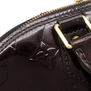 ルイヴィトン LOUIS VUITTON アルマ PM M91611 アラマント モノグラムヴェルニ ハンドバッグ ゴールド金具 ボルドー