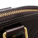 ルイヴィトン LOUIS VUITTON アルマ PM M91611 アラマント モノグラムヴェルニ ハンドバッグ ゴールド金具 ボルドー