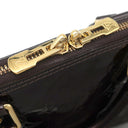 ルイヴィトン LOUIS VUITTON アルマ PM M91611 アラマント モノグラムヴェルニ ハンドバッグ ゴールド金具 ボルドー