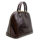 ルイヴィトン LOUIS VUITTON アルマ PM M91611 アラマント モノグラムヴェルニ ハンドバッグ ゴールド金具 ボルドー