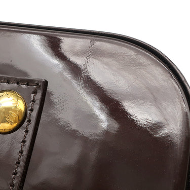 ルイヴィトン LOUIS VUITTON アルマ PM M91611 アラマント モノグラムヴェルニ ハンドバッグ ゴールド金具 ボルドー