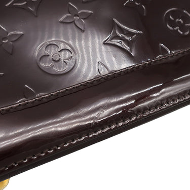 ルイヴィトン LOUIS VUITTON アルマ PM M91611 アラマント モノグラムヴェルニ ハンドバッグ ゴールド金具 ボルドー