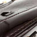ルイヴィトン LOUIS VUITTON アルマ PM M91611 アラマント モノグラムヴェルニ ハンドバッグ ゴールド金具 ボルドー