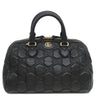 グッチ GUCCI GGマトラッセ ミニ ボストン 702242 ブラック レザー 2WAYバッグ ゴールド金具 ハンドバッグ ショルダー