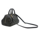 グッチ GUCCI GGマトラッセ ミニ ボストン 702242 ブラック レザー 2WAYバッグ ゴールド金具 ハンドバッグ ショルダー