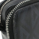 クリスチャン・ディオール Christian Dior CDダイヤモンド メッセンジャー ポーチ 2ESBC119DCO_H43E ブラック PVC レザー ショルダーバッグ シルバー金具 カード入れ