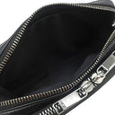 クリスチャン・ディオール Christian Dior CDダイヤモンド メッセンジャー ポーチ 2ESBC119DCO_H43E ブラック PVC レザー ショルダーバッグ シルバー金具 カード入れ