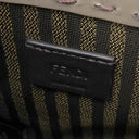 フェンディ FENDI サンシャイン ショッパー ミニ 8BS051 グレージュ×ブラウン レザー 2WAYバッグ ゴールド金具 ロゴ ショルダー ミニトート