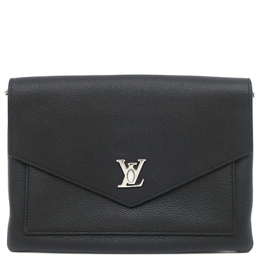 ルイヴィトン LOUIS VUITTON ポシェット マイロックミー M63926 ノワール カーフ クラッチバッグ シルバー金具 セカンドバッグ ストラップ欠品