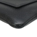 ルイヴィトン LOUIS VUITTON ポシェット マイロックミー M63926 ノワール カーフ クラッチバッグ シルバー金具 セカンドバッグ ストラップ欠品
