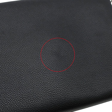 ルイヴィトン LOUIS VUITTON ポシェット マイロックミー M63926 ノワール カーフ クラッチバッグ シルバー金具 セカンドバッグ ストラップ欠品