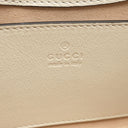 グッチ GUCCI パドロック スモール 811705 ベージュ×ホワイト GGスプリームキャンバス ショルダーバッグ ゴールド金具 チェーンショルダー