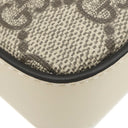 グッチ GUCCI パドロック スモール 811705 ベージュ×ホワイト GGスプリームキャンバス ショルダーバッグ ゴールド金具 チェーンショルダー