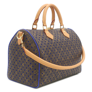 ルイヴィトン LOUIS VUITTON スピーディ ソフト30 M29143 ネオンウェーブ モノグラムキャンバス レザー 2WAYバッグ ゴールド金具 ミニ ボストン